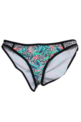 Низ бикини Hula Honey Black White Multi Tropical Pulse Printed Hipster L