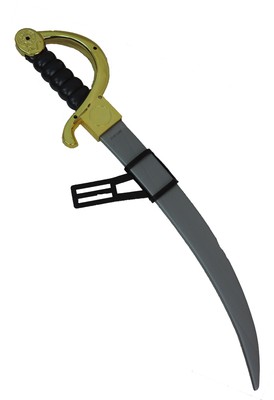 Warrior Samurai Pirate Plastic Toy Weapon Sword Costume Accessory With Holster