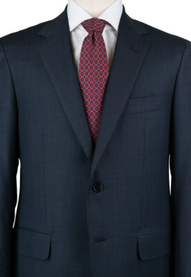 Pre-owned Sartorio Napoli Blue Wool Striped Suit - (ua200s512940c7)