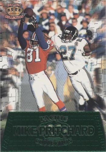 1996 Pacific Pure NFL Gridiron Mike Pritchard #GG-14