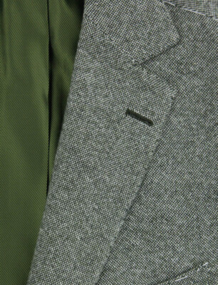 Pre-owned Luigi Borrelli Green Cashmere Sportcoat - 38/48 - (b32203f225r8)