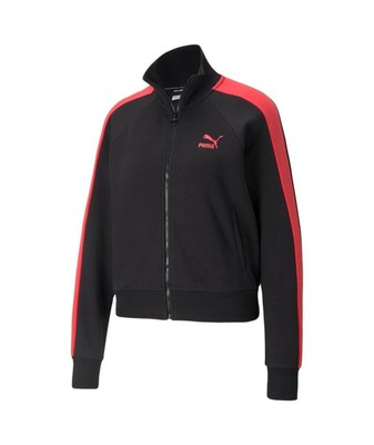 

Женская спортивная куртка Puma Iconic T7, Puma black/puma white, Track Jackets