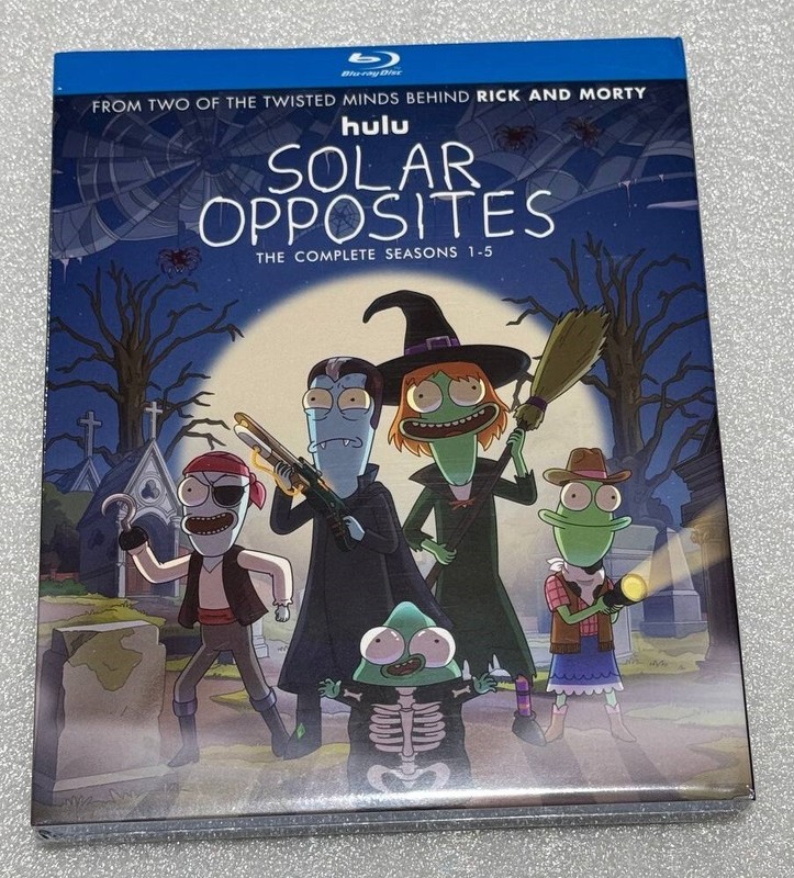 Solar Opposites - Complete Series, Seasons 1-5 (Blu-Ray, 5-Disc, Box-Set)