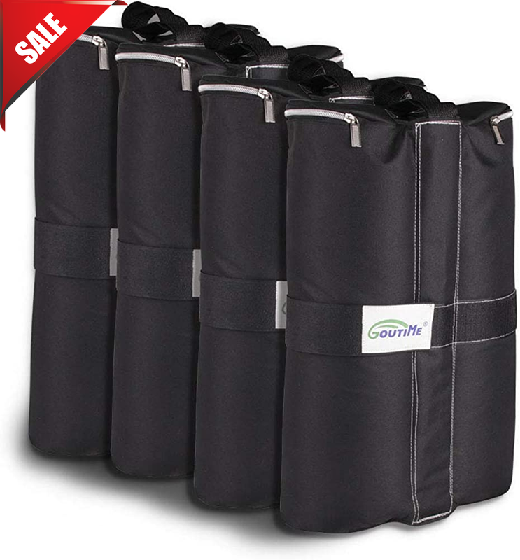 Tent Legs Gazebo Set Of 4 Black