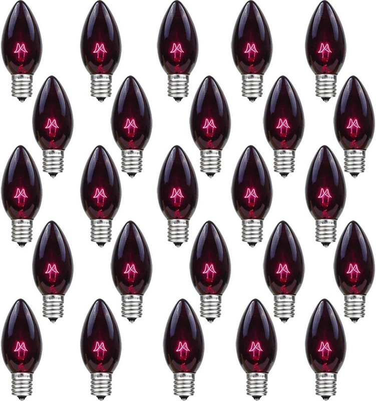Transparent Black Light Purple