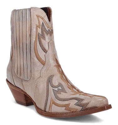 Pre-owned Dan Post Women's Bristol Bone In White