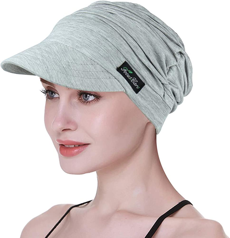 Soft Hats for Chemo Women Bamboo Baseball Cap Hair Loss Turbans