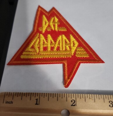 Def Leppard Band Logo Embroidered Iron/Sew On Patch