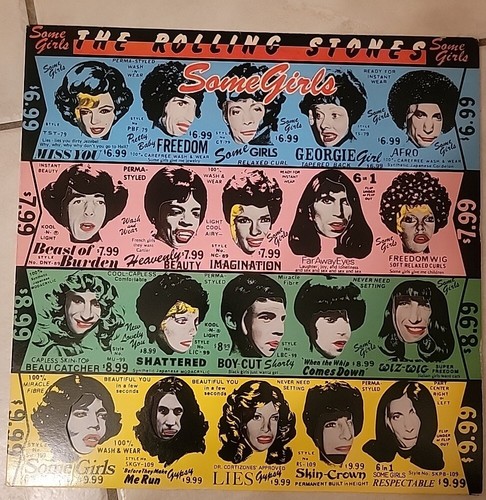 Rare 1978 Rolling Stones Banned Album Cover 