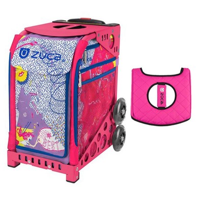 Zuca Sport Bag - Best Friends with Black/Pink Seat Cover (Pink Frame)