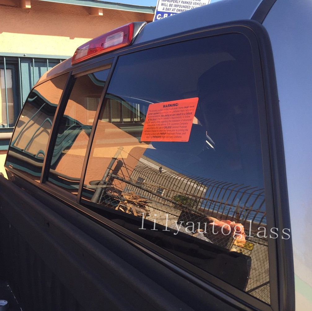 Fits 2007-2021 Toyota Tundra Back Sliding Window Glass Rear Slider 