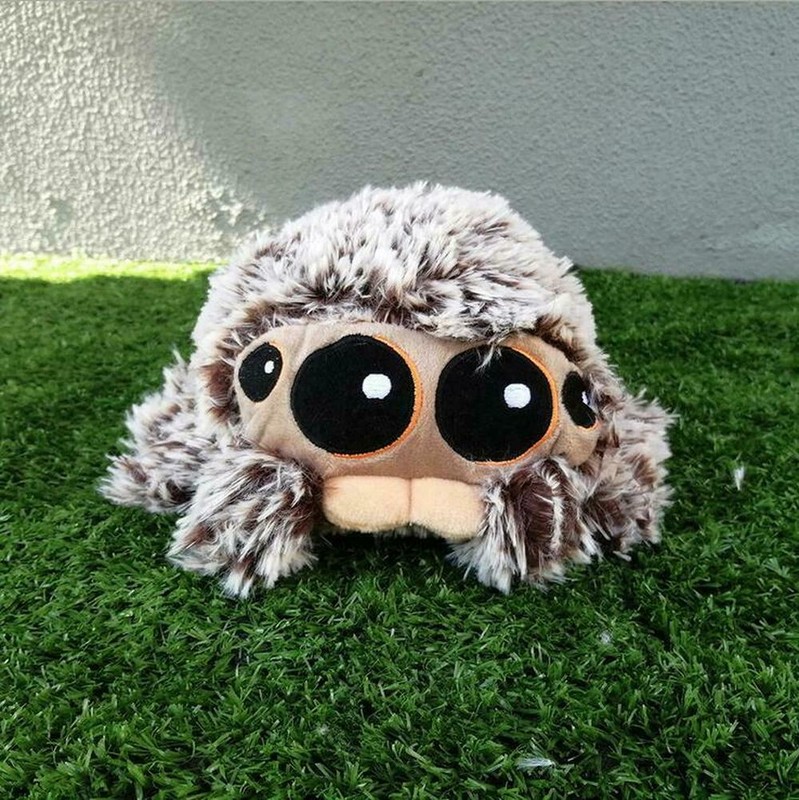 Cute gray Lucas spider plush toy soft plush animal doll puppet gift toy | eBay