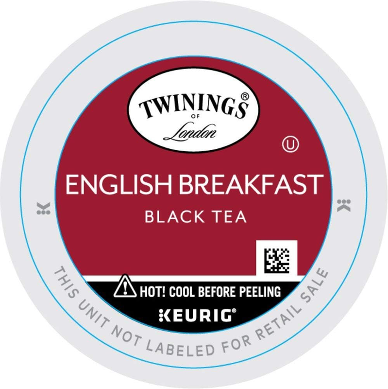 English Breakfast Tea K Cup Pods for Keurig Caffeinated Smooth Flavourful Robust
