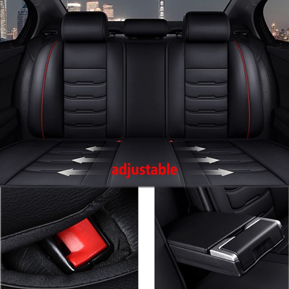 For Buick Car Seat Cover 5 Seat Full Set Leather Waterproof Front Rear Cushion