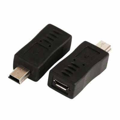 USB 2.0 Mini B 5-pin Male to Micro B 5-pin Female Adapter Converter