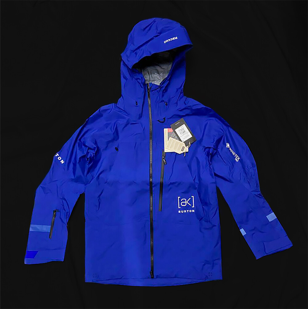 Pre-owned Burton Ak Tusk Gore-tex 3l Pro Jacket Jake Blue Size M / L / Xl Snowboard In Jakeblue