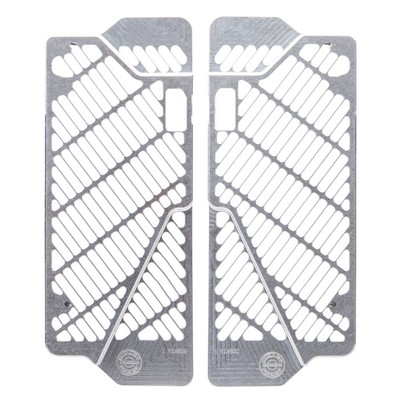 Bullet Proof Designs Radiator Guards Silver For YAMAHA WR450F 2019-2023
