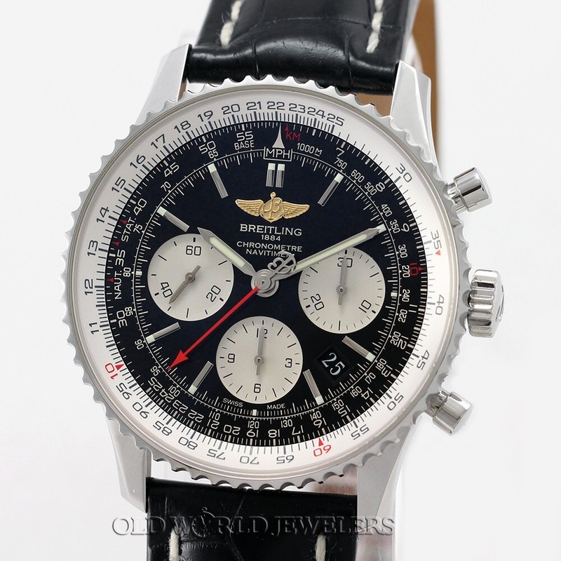 Breitling Navitimer 01 Ref AB0120 Black Dial Stainless Steel w/Box