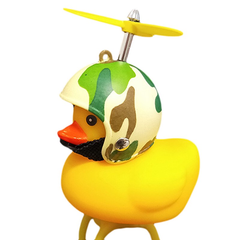 Motorcycle Bicycle Propeller Yellow Duck Bike Bell Rubber Duck Bicycle Horn