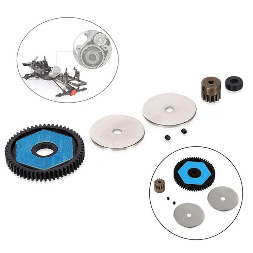 56T Spur Gear 13T Motor Gear Kit For Axial SCX10 II AX31027 90046 1/10 RC Car