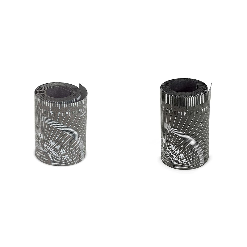 Pipe Measure Tool Wrap around Tape, Flex Angle Measuring and Marking Gauge for 3