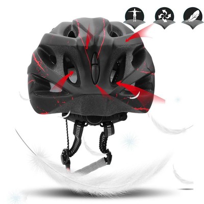 Schwarz Rot Mountainbike Rennrad Fahrradhelm Schutzhelm Mit Schutzbrille