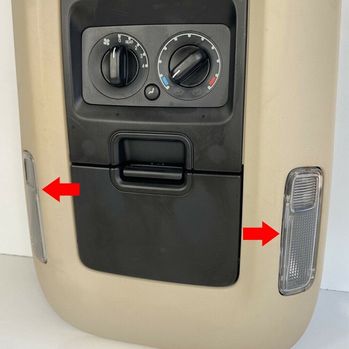 03-06 Ford Expedition Lincoln Navigator Driver Passenger Overhead Dome Lamp Lens