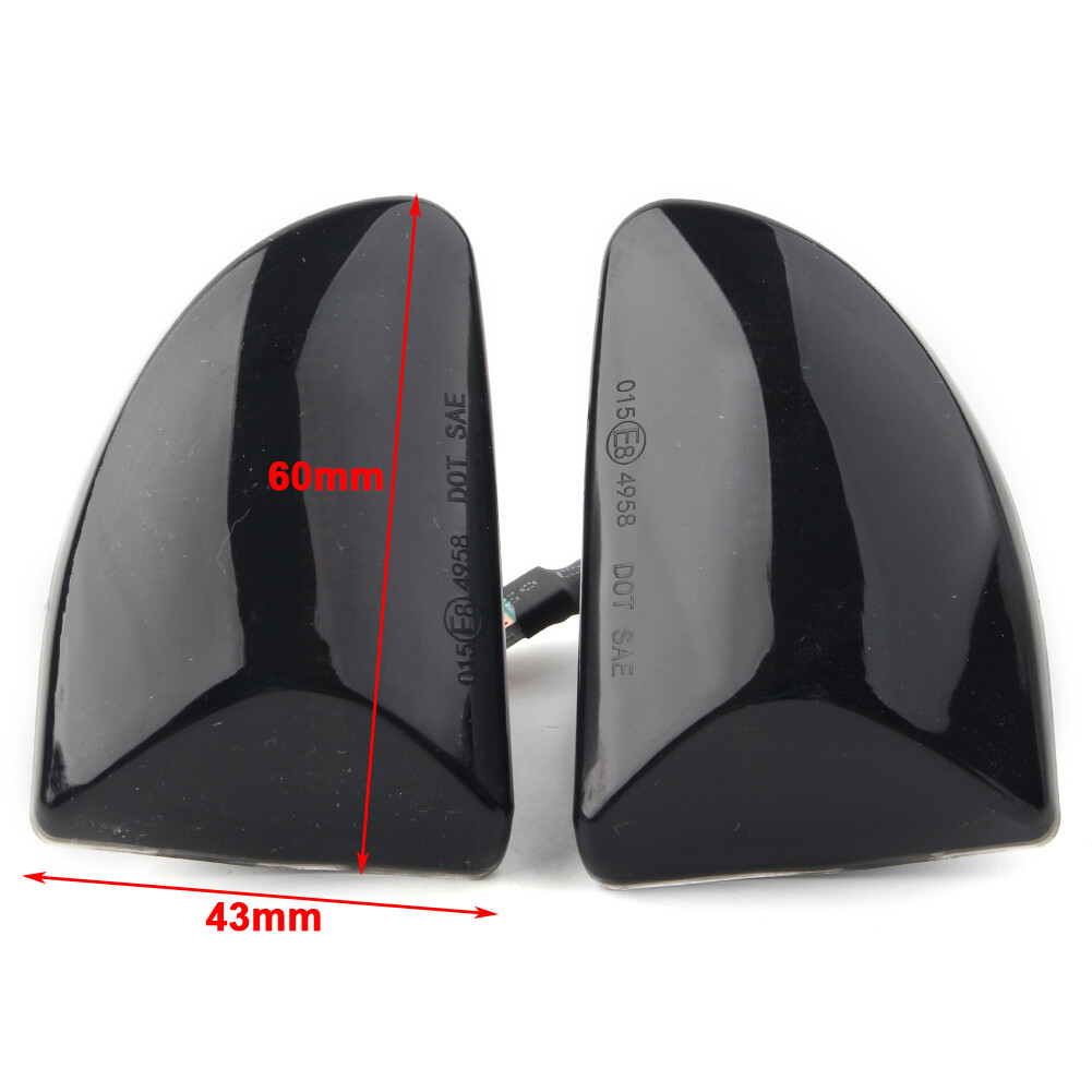 For Smart Fortwo W451 LED Sequential Dynamic Side Marker Light Turn Signal Light