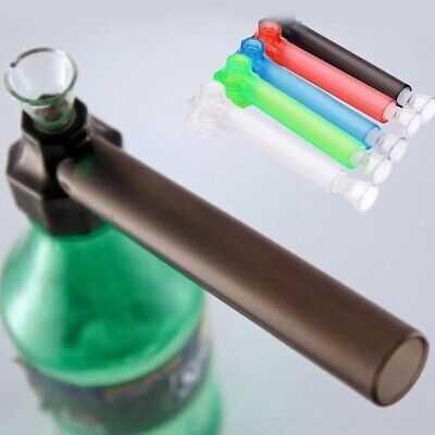 Portable Hookah Screw on Bottle Converter Water Bong Glass Pipes Pipe Smoking