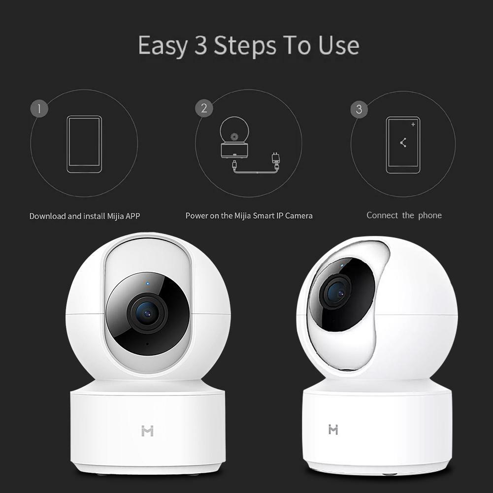 Xiaomi Mijia HD 1080P Smart Ai IpKamera ZweiWege Voice Pan-Tilt Home Webcam Neu