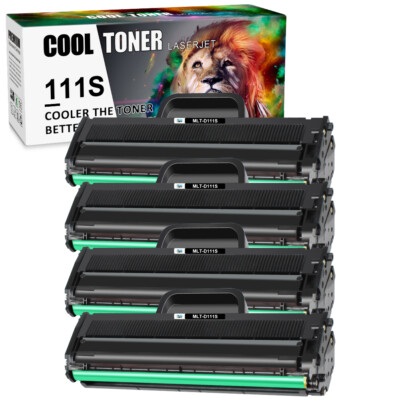 4 Pack MLT-D111S 111s Toner Cartridge For Samsung Xpress M2020W M2070FW M2070W