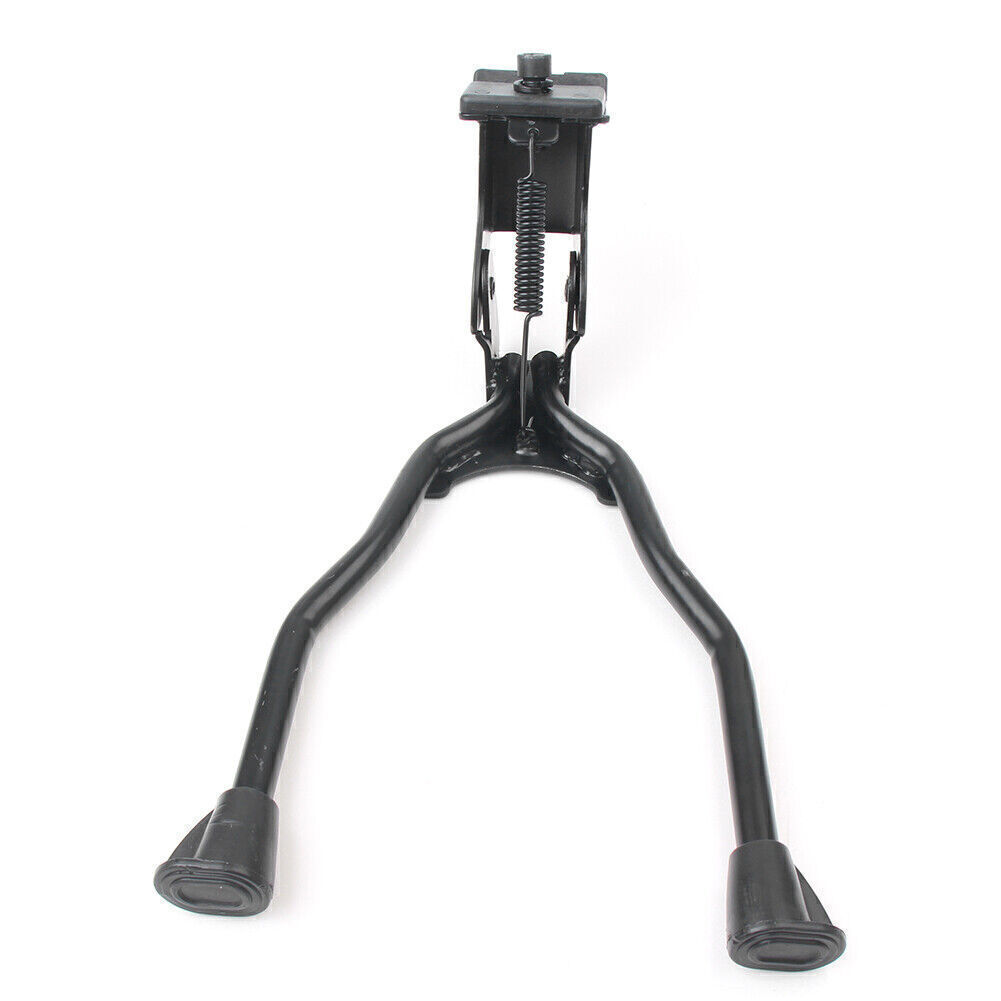 Double Leg Side Kick Stand Center Mount MTB Road Bike Bicycle Cycling Black New