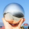 zosenda Stainless Steel Gazing Ball, Mirror Polished Hollow Ball Reflective Garden Sphere, Floating Pond Balls Seamless Gazing Globe for Home Garden Ornament Decorations (15CM X 1PCS)