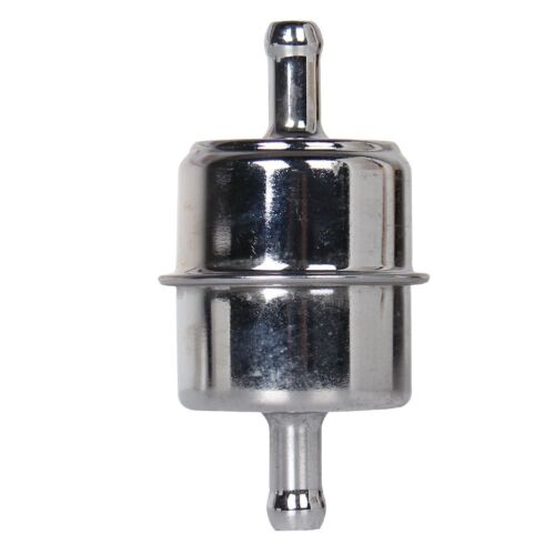 Portable 9746 3/8" Inline 3/8 Inch Fuel Filter Inline Chrome