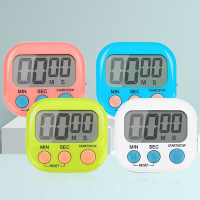 4 PCS Magnetic Digital Electronic Timers Multifunctional Cooking Baking Tools