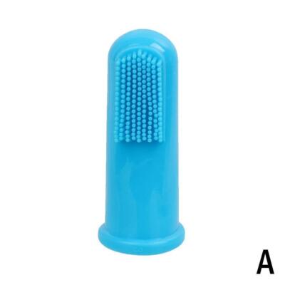 1Soft Finger Toothbrush Pet Dog Cat Dental Cleaning Care Brush Teeth