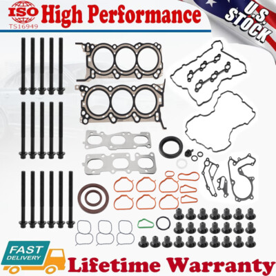 MLS Head Gasket Bolt Set For Kia Sorento/Sedona+Hyundai Santa Fe 3.3L V6 13-20