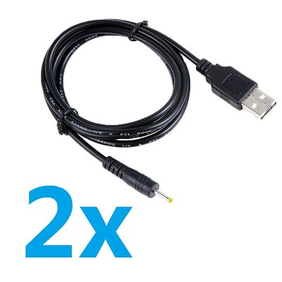 Premium 2X USB DC Power Charging Cable Charger Cord For Nabi 2 II Kids Tablet