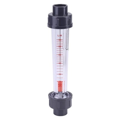 TOPINCN Water Flow Meter Plastic Tube Type Transparent 100-1000L/H Flowmeter ...