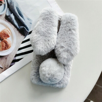 Phone Case for Huawei P Mate Honor Protection Cover Soft Plush Furry Skin Shell