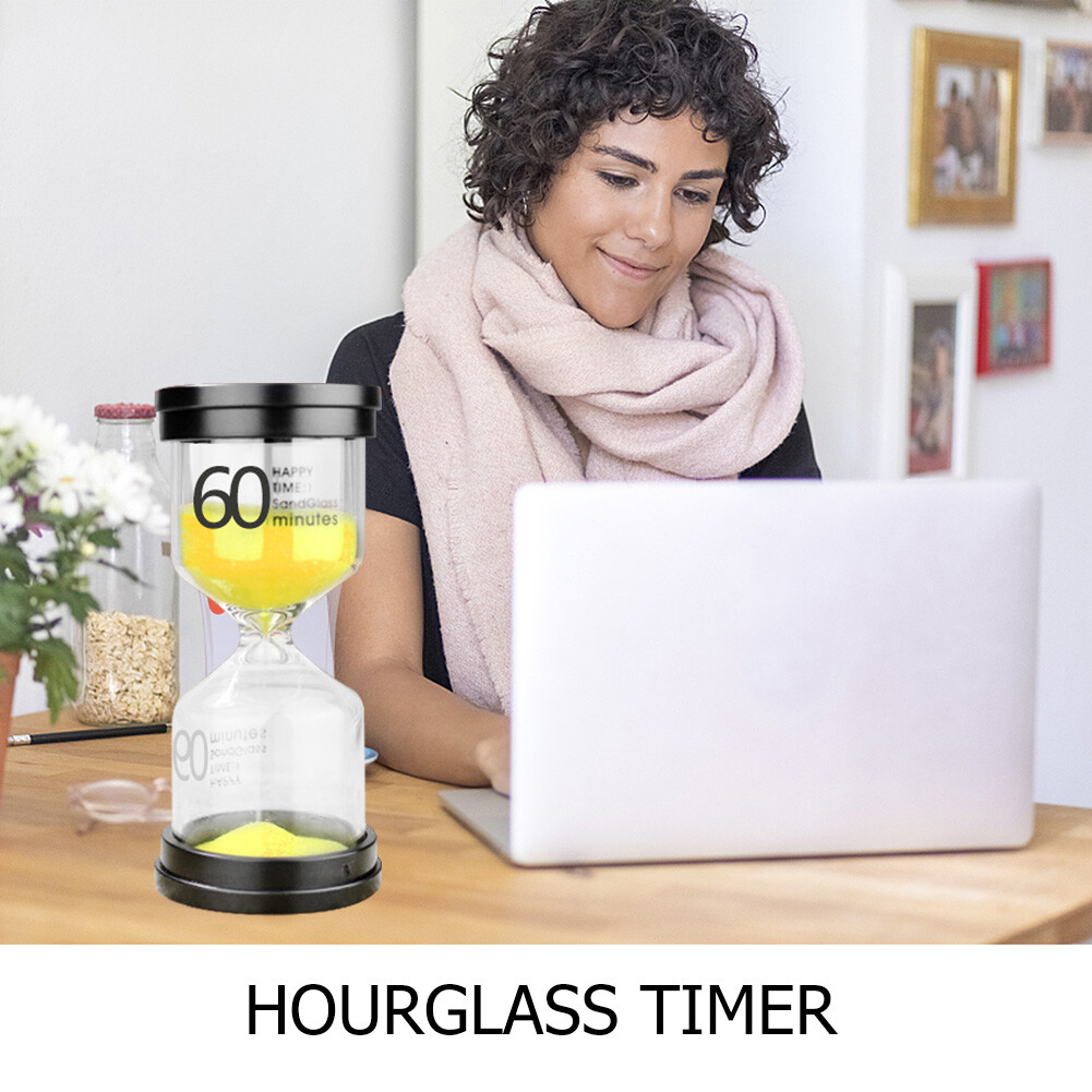 New Hourglass Sandglass Sand Clock Kids Brushing Timer Home Decor 60 Minutes - 1 Hour