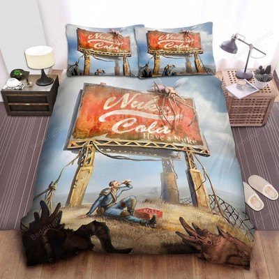 Fallout Nuka Cold Quilt Duvet Cover Set Super King Pillowcase Children