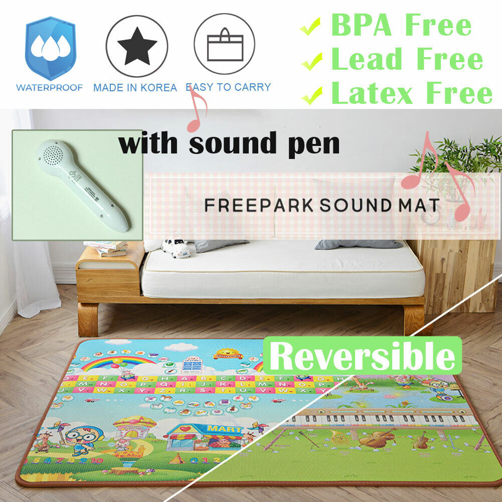 Musical Play Mat for Baby Toddlers Kids Waterproof Extra Lar