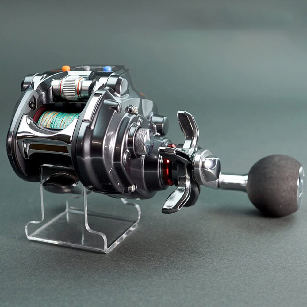 Fishing Baitcasting Reel Display Stand Acrylic Holder for Reel Collection