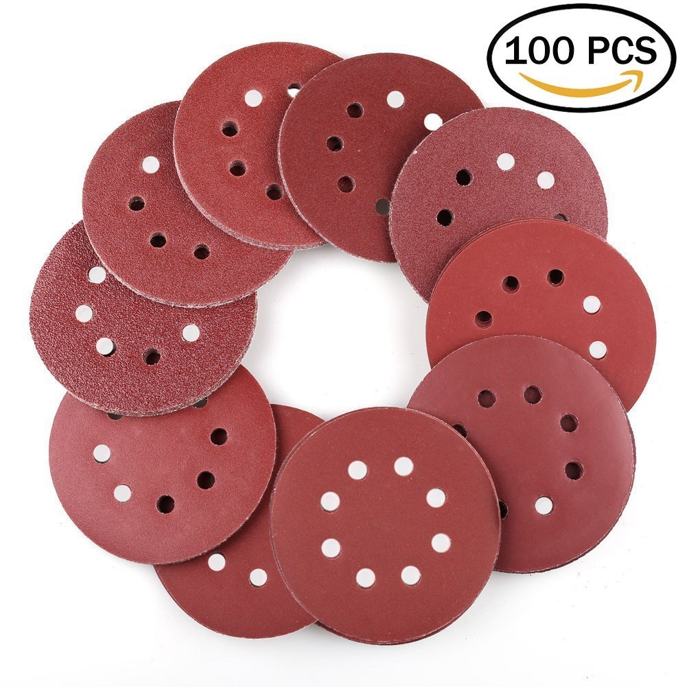 5in 40800Grit Sanding Discs For Random Orbit Milwaukee M18 Sander