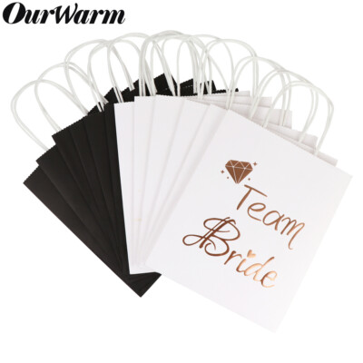 team bride paper bags