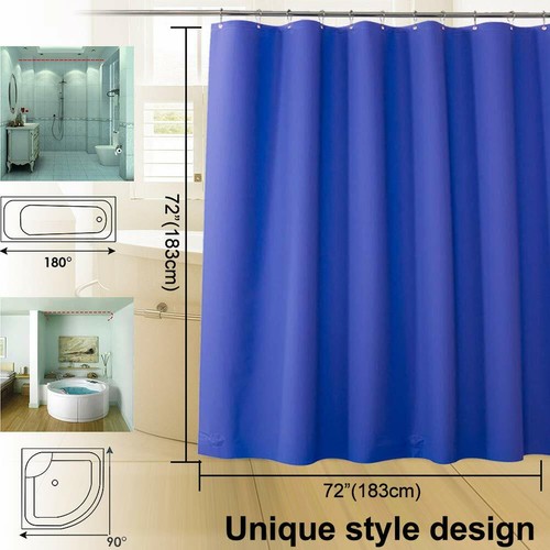 Shower Curtains Waterproof No Smell Liners With Rust Resistant