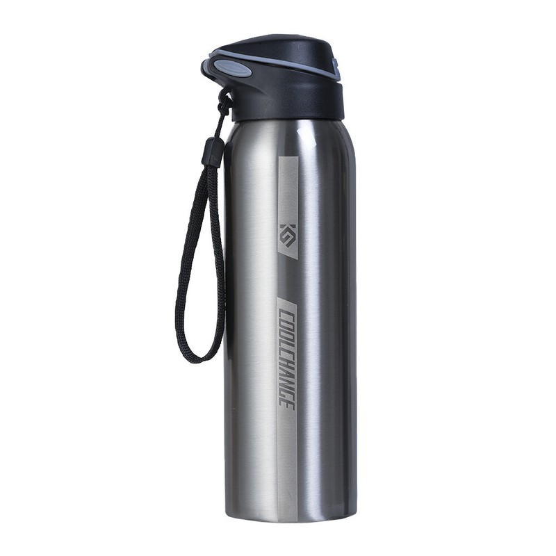 Mountain Bike Thermal Cup 500ml Stainless Steel Camping Sports Water Bottle