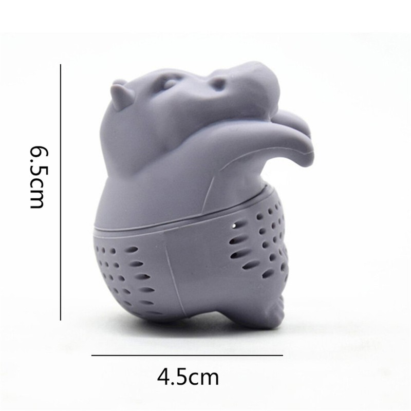 Animal Tea Infuser Hippo Infusers for Loose Tea Infuser Strainer Tea Making Tool