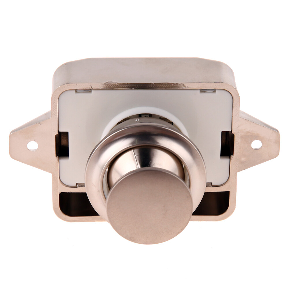 Push Button Drawer Cupboard Door Catch Lock Caravan Rv Cabinet